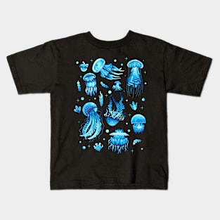 Watercolor Jellyfish Kids T-Shirt